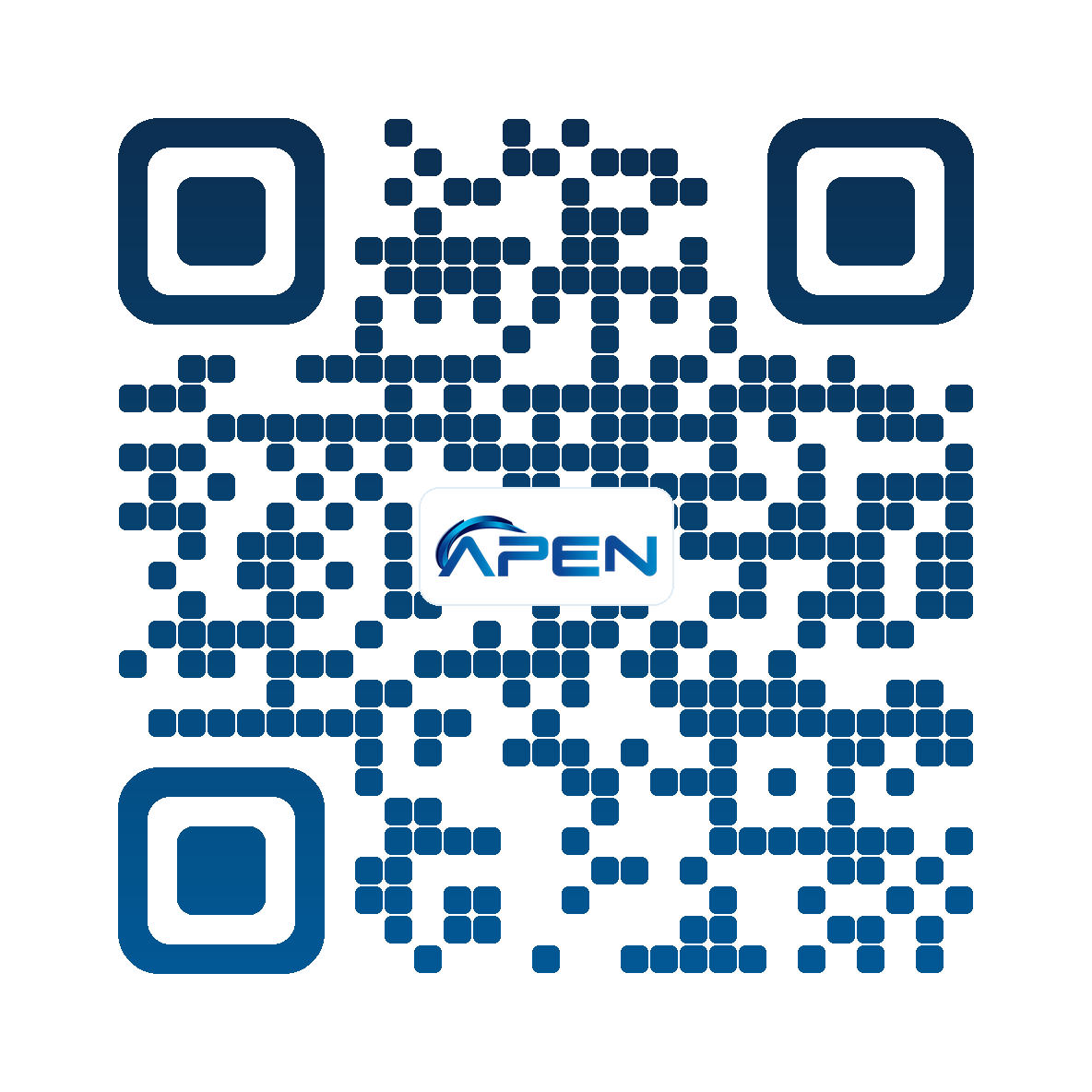 Código QR para abrir https://apen.mx/redes